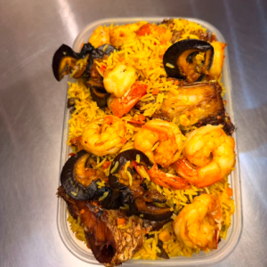 Seafood fried rice