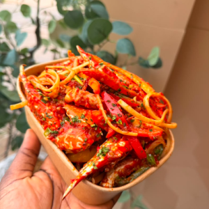 SEAFOOD PASTA CRAB & CALAMARI LINGUINE
